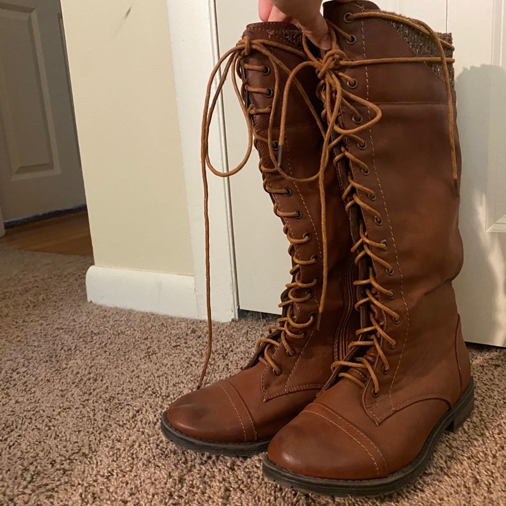 Lace Up Boots
